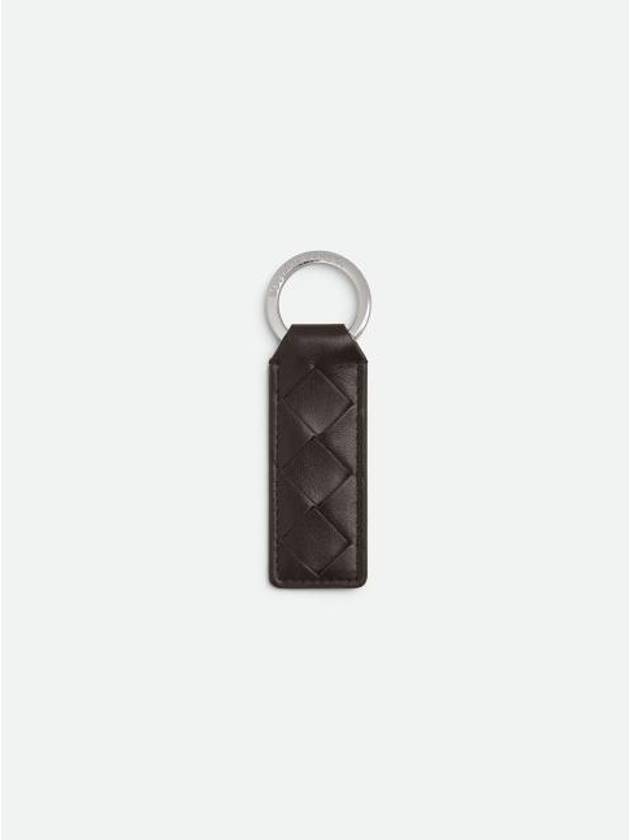 Bottega veneta Intrecciato Key Holder Brown