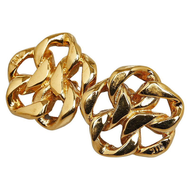 Top Quality Chanel Chain Motif Earrings Gold  Ladies Chanel