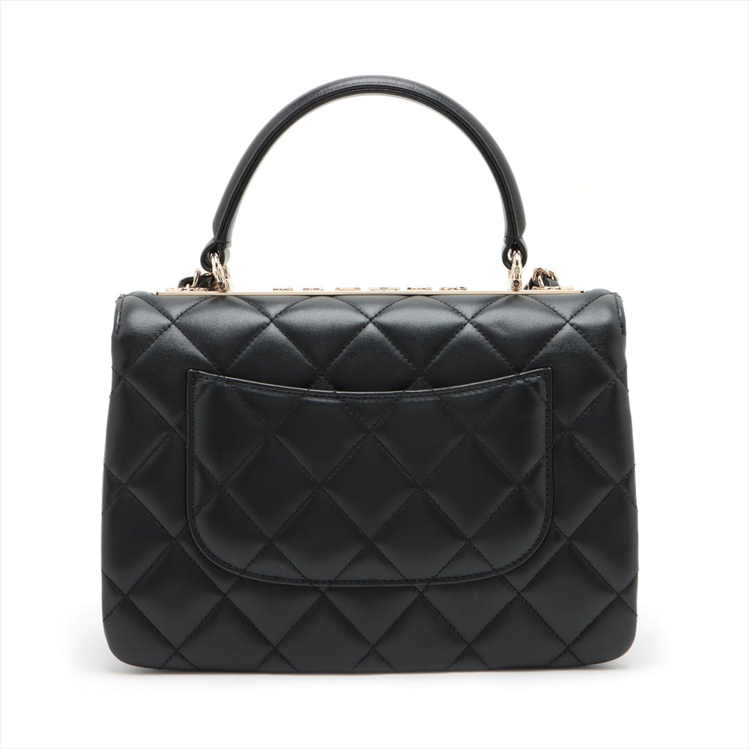 Top Quality Chanel Mattress kin 2WAY Handbags Black Gold