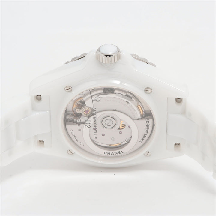Top Quality Chanel J12 Mademoiselle Rapauza H7481 SSCE AT White Writing Panerai