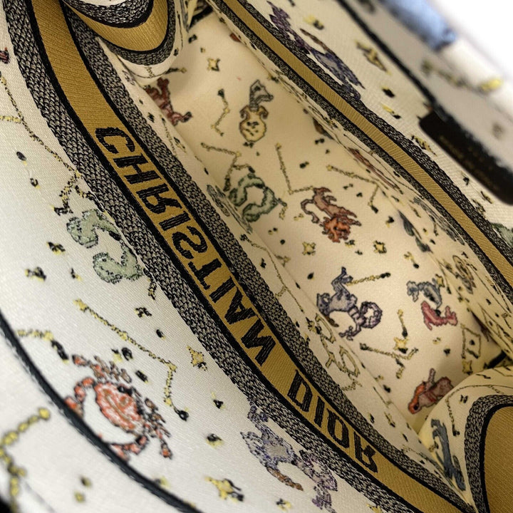 Top quality Dior - NEW 2022 Large Pixel Zodiac Embroidered Canvas Book Tote