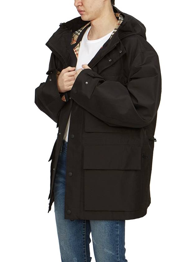 Burberry Patch Pocket Parka Black