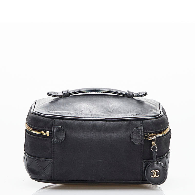 Top Quality Chanel Cocomark Vanity Bag Handbag Black Leather  Chanel