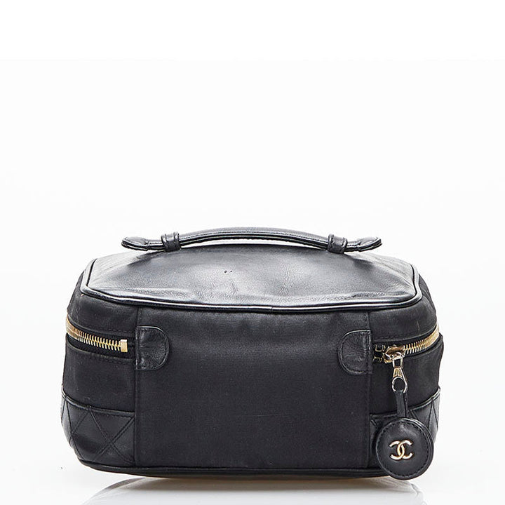 Top Quality Chanel Cocomark Vanity Bag Handbag Black Leather  Chanel