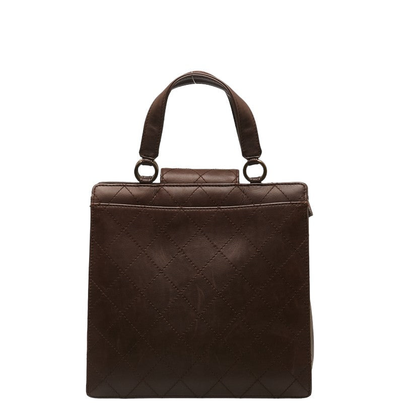 Top Quality Chanel Coco Matrasse Handbag Brown Leather  Chanel
