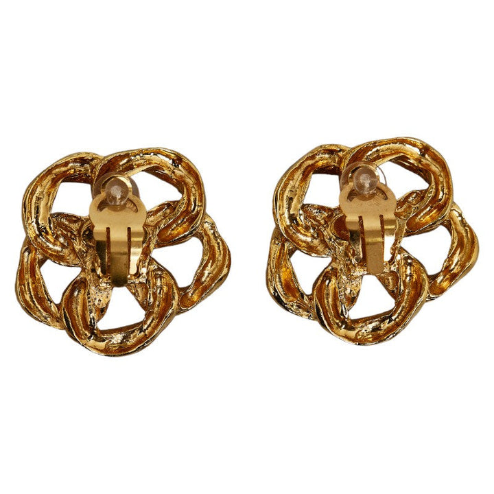 Top Quality Chanel Chain Motif Earrings Gold  Ladies Chanel