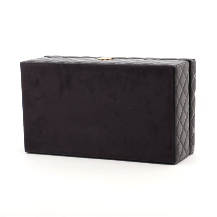 Top Quality Chanel Matrasse  Jewelry Case Black G