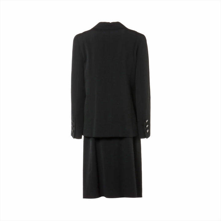 Top Quality Chanel Coconut Button 98A Wool Setup 38  Black P11490