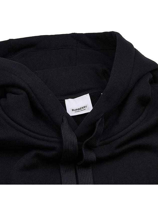 Burberry Logo Cotton Hoodie Black