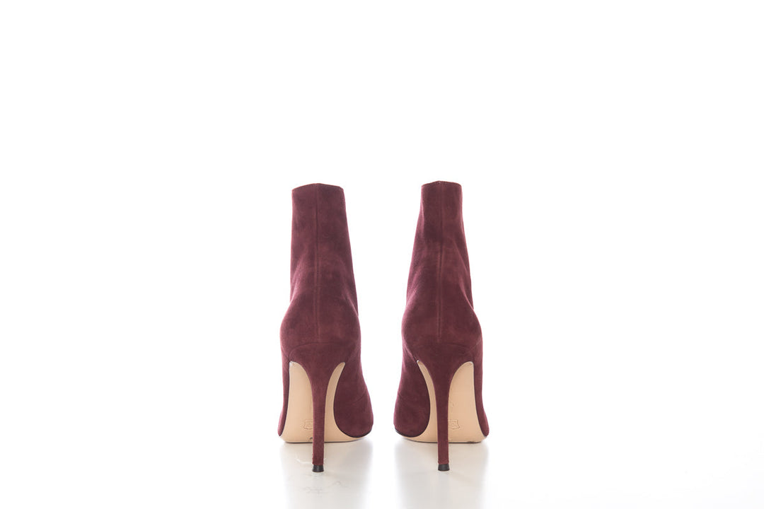 Gianvito Rossi Burgundy Boots SZ 38