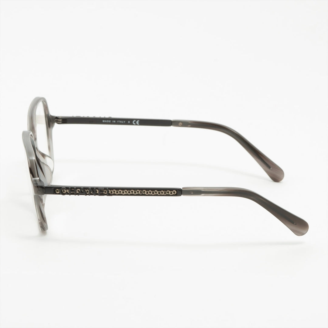 Top Quality Chanel 3417 Glasses GP  Black Kids Clothes Shredded Distorted