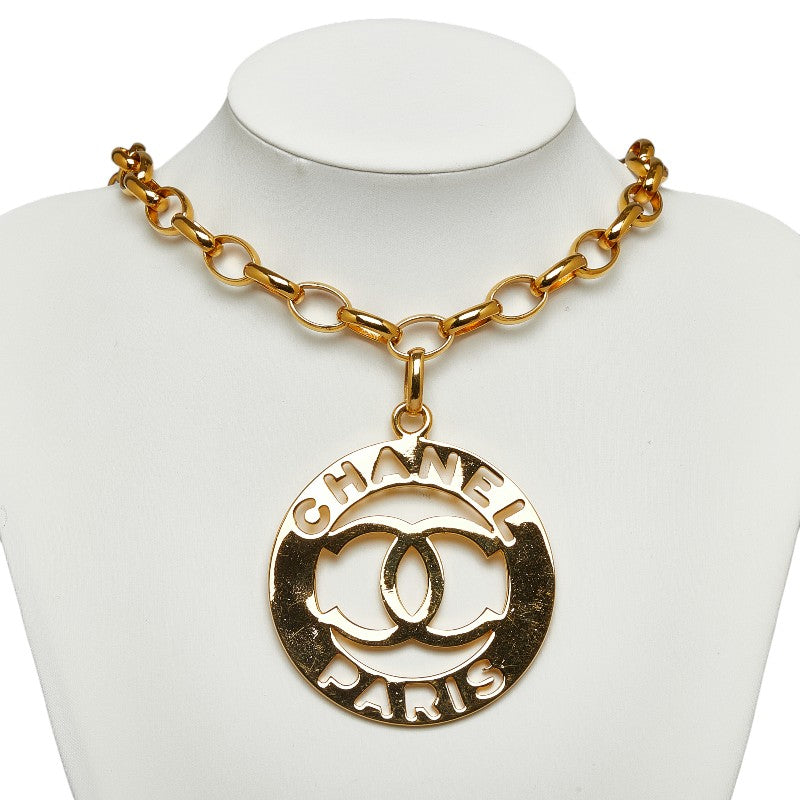 Top Quality Chanel Big Coca-Cola Necklaces Gold   Chanel