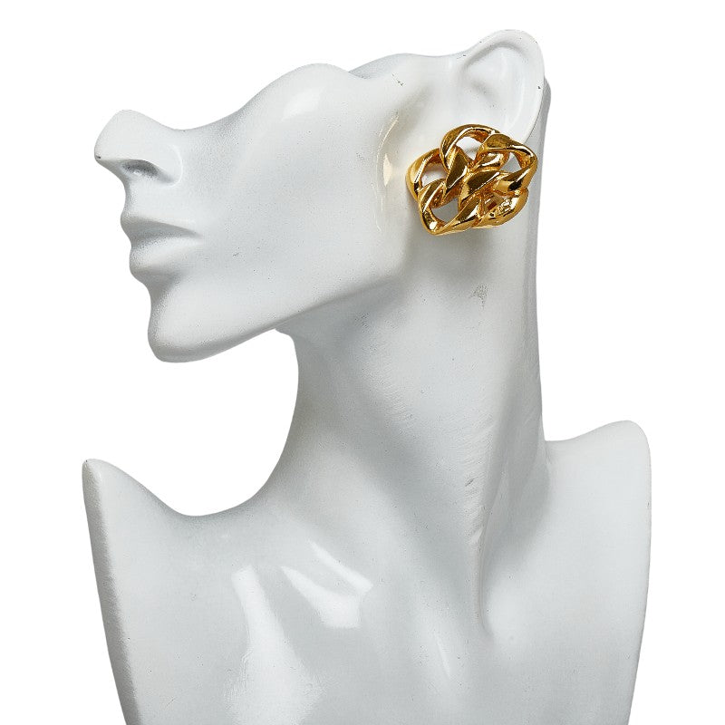 Top Quality Chanel Chain Motif Earrings Gold  Ladies Chanel