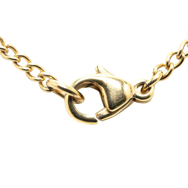 Top Quality Chanel Coco Mark Mushroom Necklace Gold