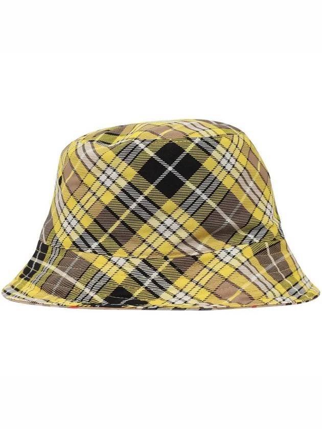 Burberry Vintage Check Reversible Bucket Hat Yellow