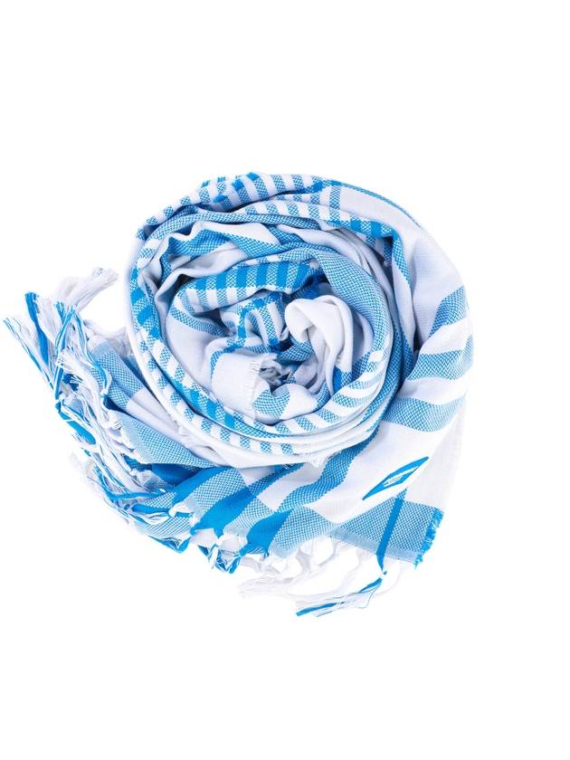 Burberry WoMen's Check Beach Scarf Blue
