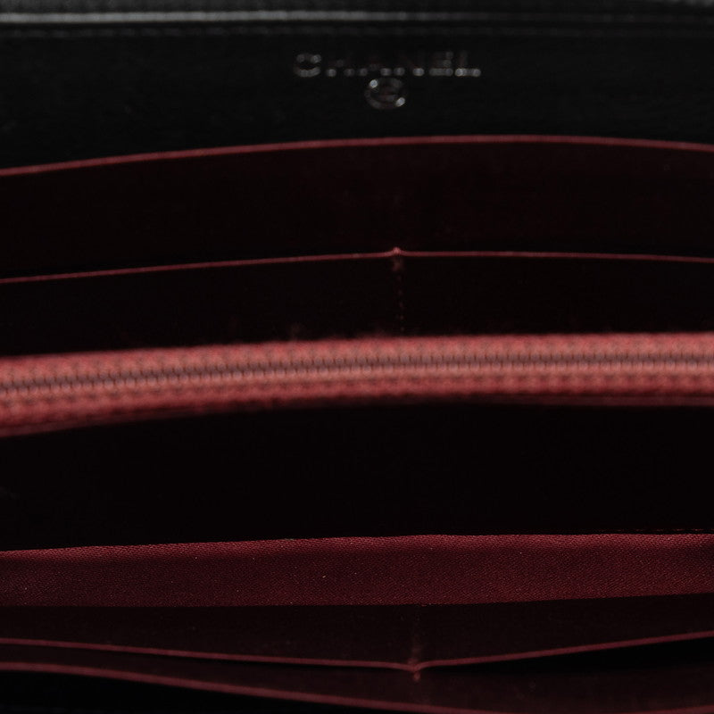 Top Quality Chanel Top Quality Chanel Mattress Long Wallet Leather Black Ladies Market