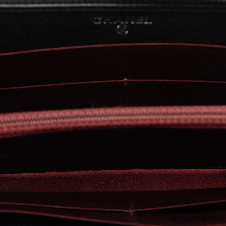 Top Quality Chanel Top Quality Chanel Mattress Long Wallet Leather Black Ladies Market