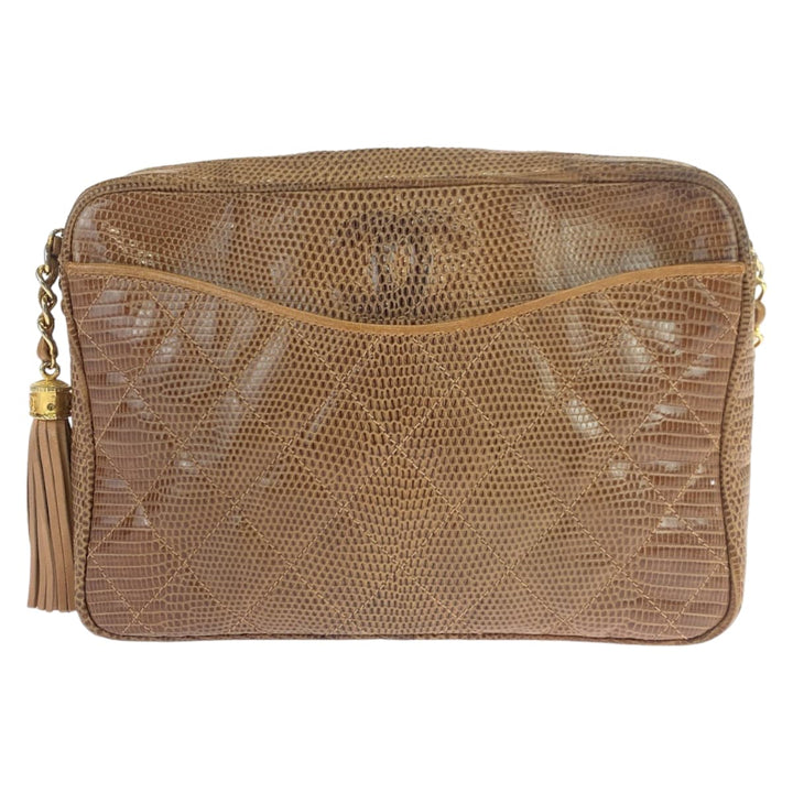 Top Quality Chanel Lizard Coco Mark Shoulder Bag