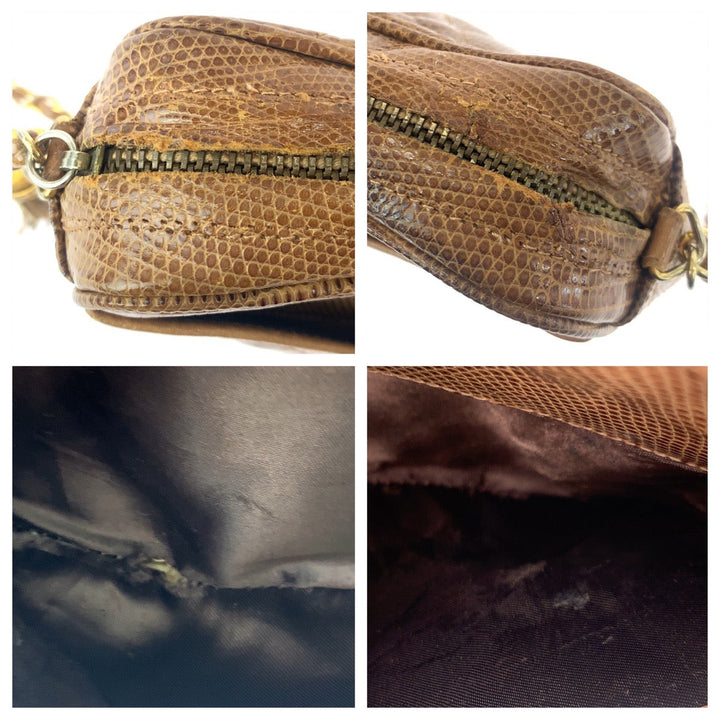Top Quality Chanel Lizard Coco Mark Shoulder Bag