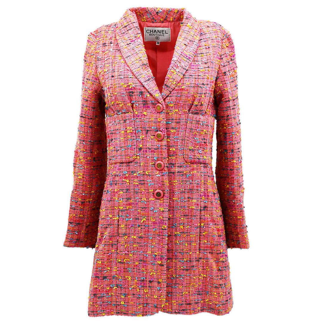 Top Quality Chanel Single Breasted Jacket Pink #38