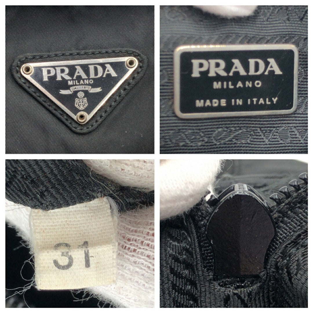 Prada Nylon Tessuto Triangle Logo Shoulder Bag