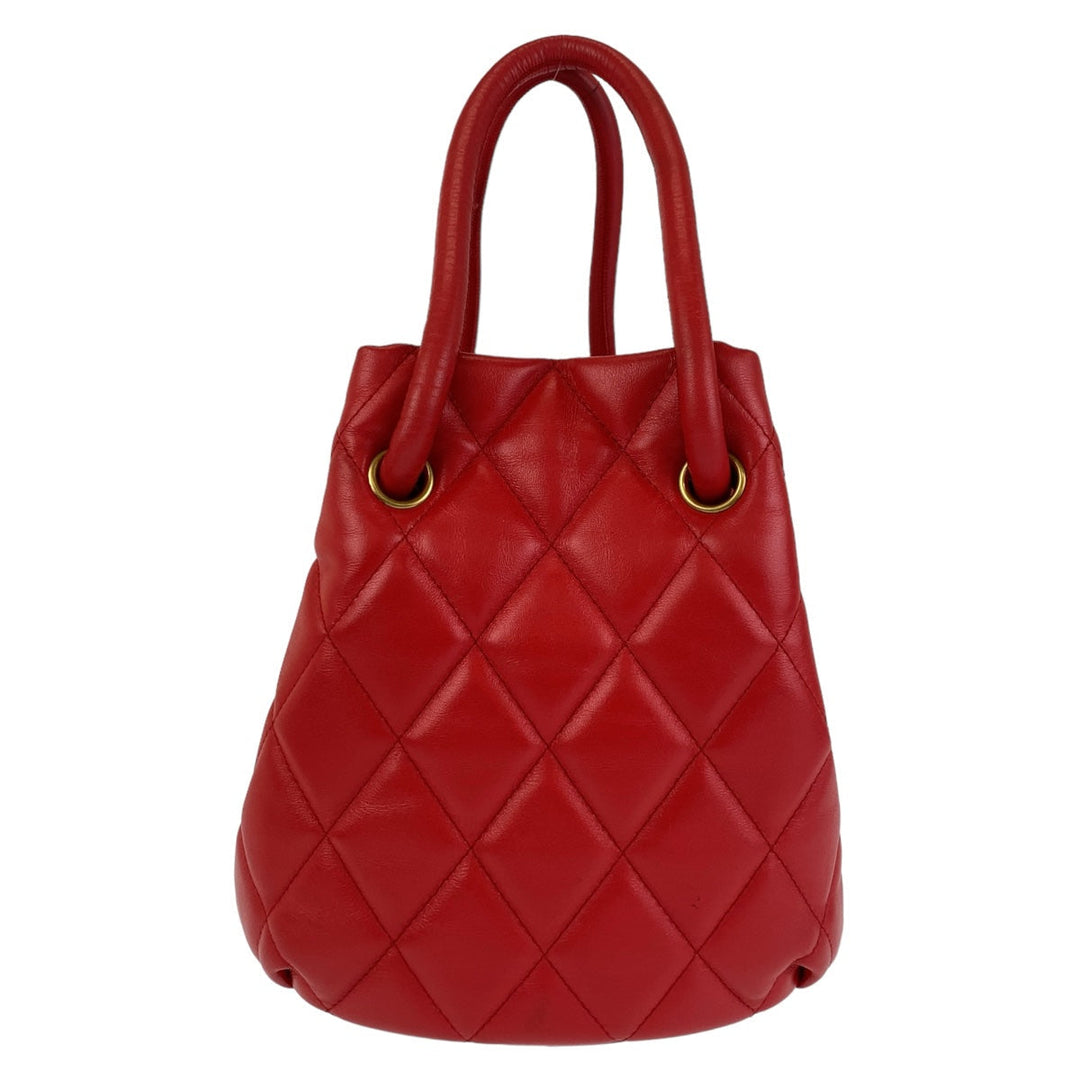 Top Quality Balenciaga B Bucket Bag Red Leather 2way