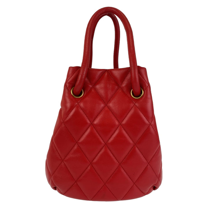 Top Quality Balenciaga B Bucket Bag Red Leather 2way
