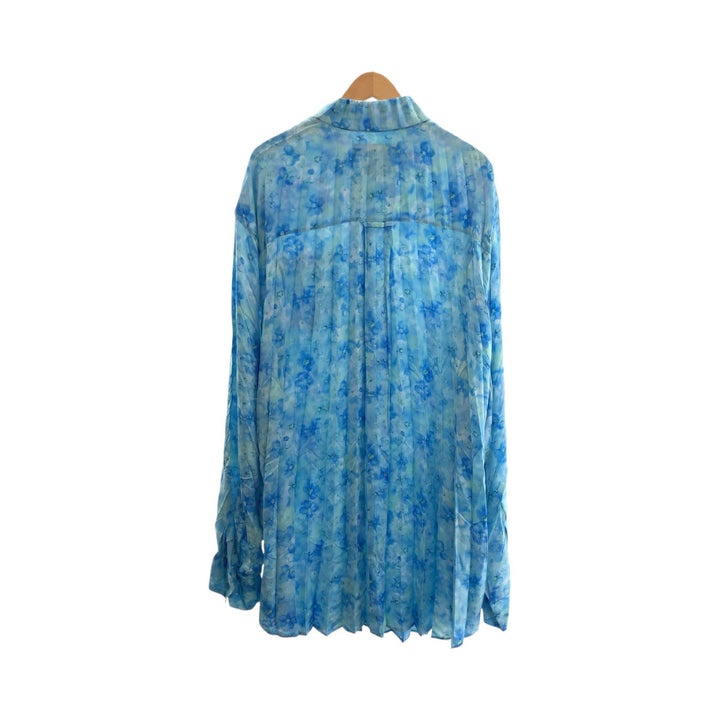 Top Quality Balenciaga Floral Polyester Dress Shirt L