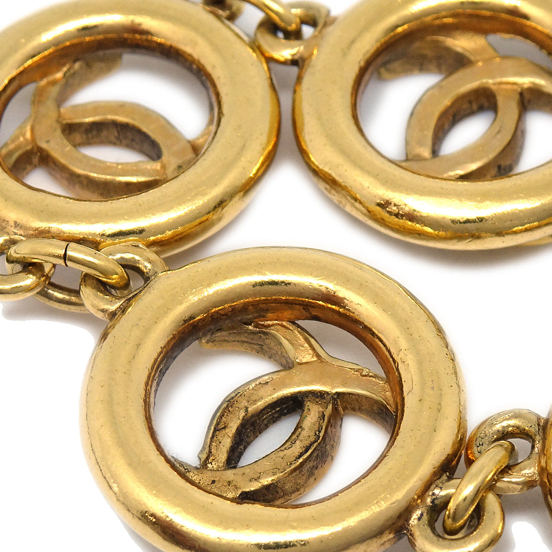Top Quality Chanel Medallion Bracelet Gold 1983