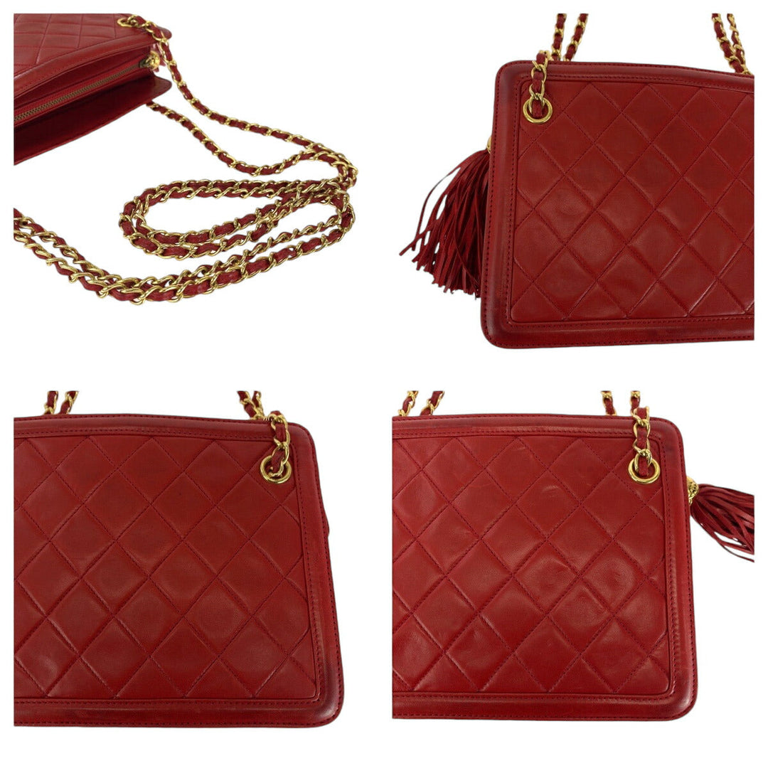 Top Quality Chanel Vintage Matelasse Fringe Shoulder Bag