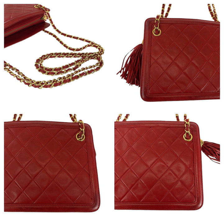 Top Quality Chanel Vintage Matelasse Fringe Shoulder Bag