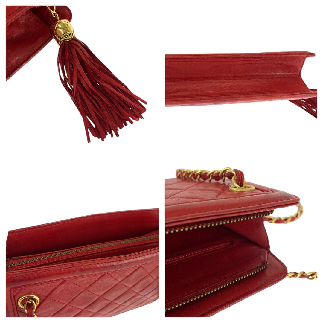 Top Quality Chanel Vintage Matelasse Fringe Shoulder Bag