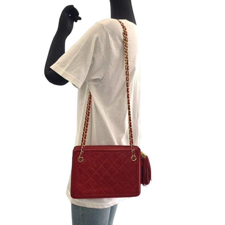 Top Quality Chanel Vintage Matelasse Fringe Shoulder Bag