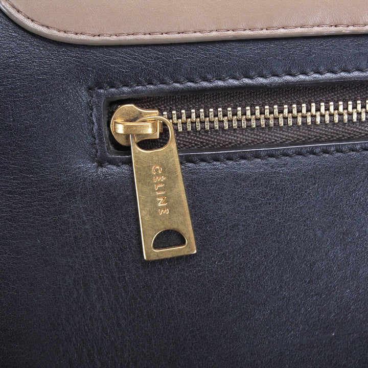Celine Tri-Color Leather Trapeze