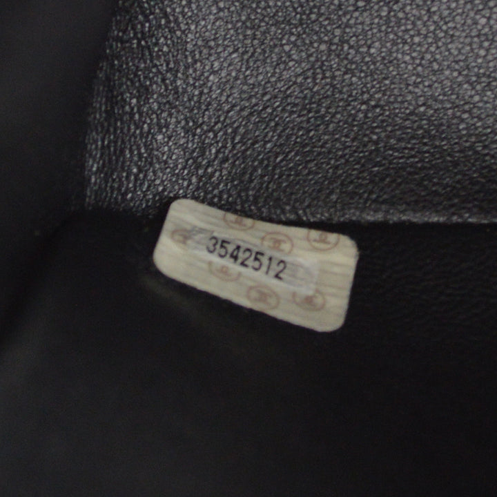 Top Quality Chanel * 1994-1996 Black Caviar Mini Vertical Stitch Straight Flap Bag