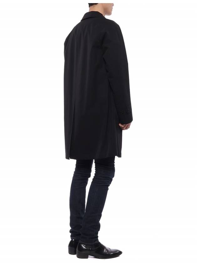 Burberry Men's Camden Cotton Gabardine Car Trench Coat Black