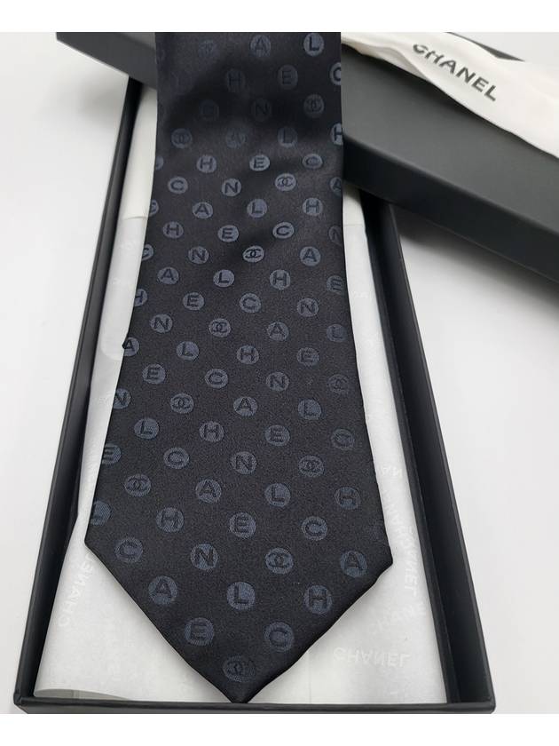 25C Men s Male Tie Silk Black AAA638B1877494305 Chanel