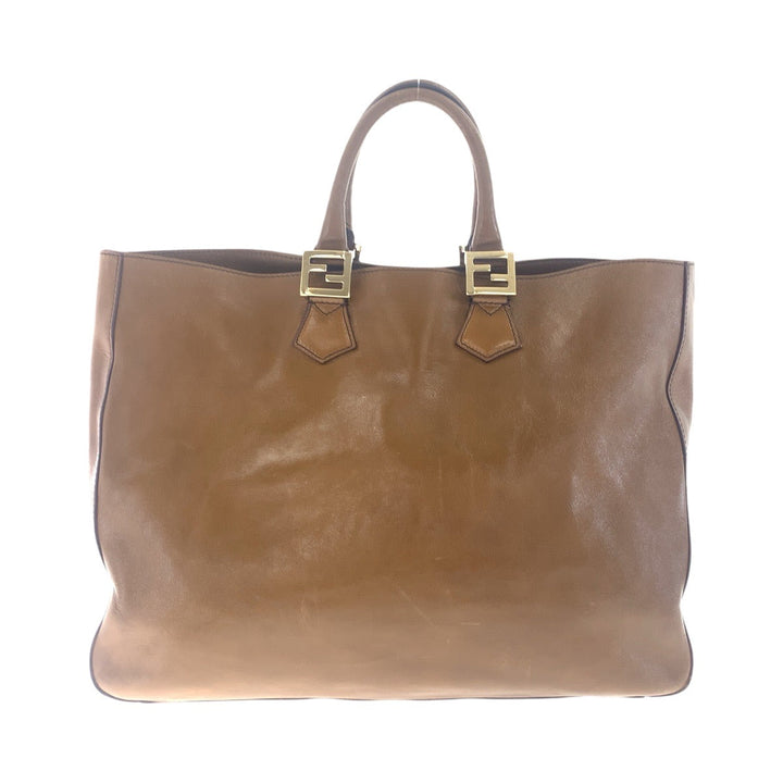 Top quality Fendi Brown Leather Tote Bag