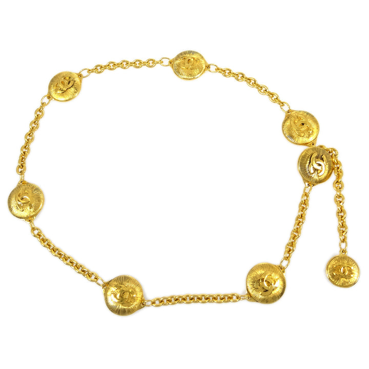 Top Quality Chanel Medallion Chain Belt Small New