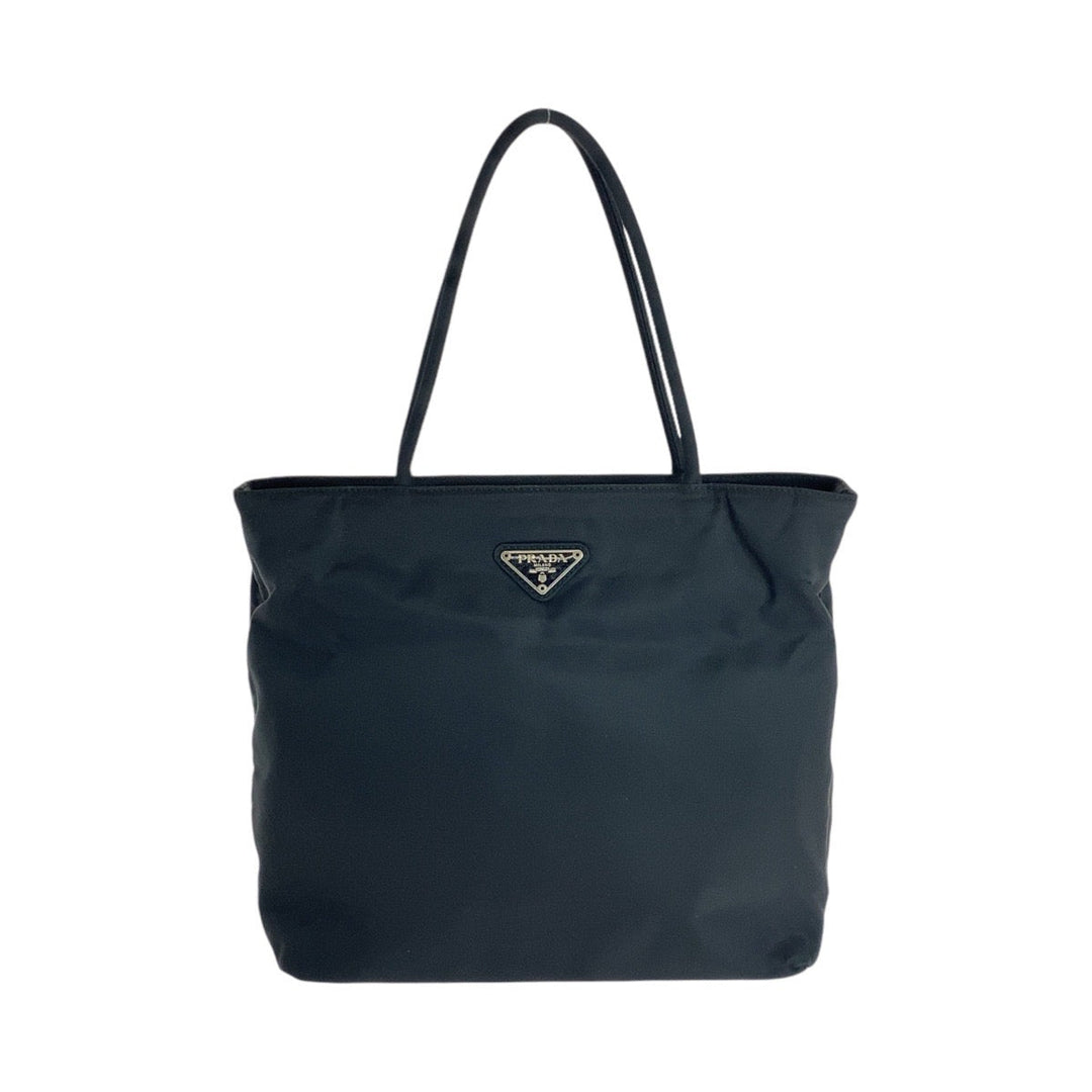 Prada Nylon Tessuto Logo Tote Bag