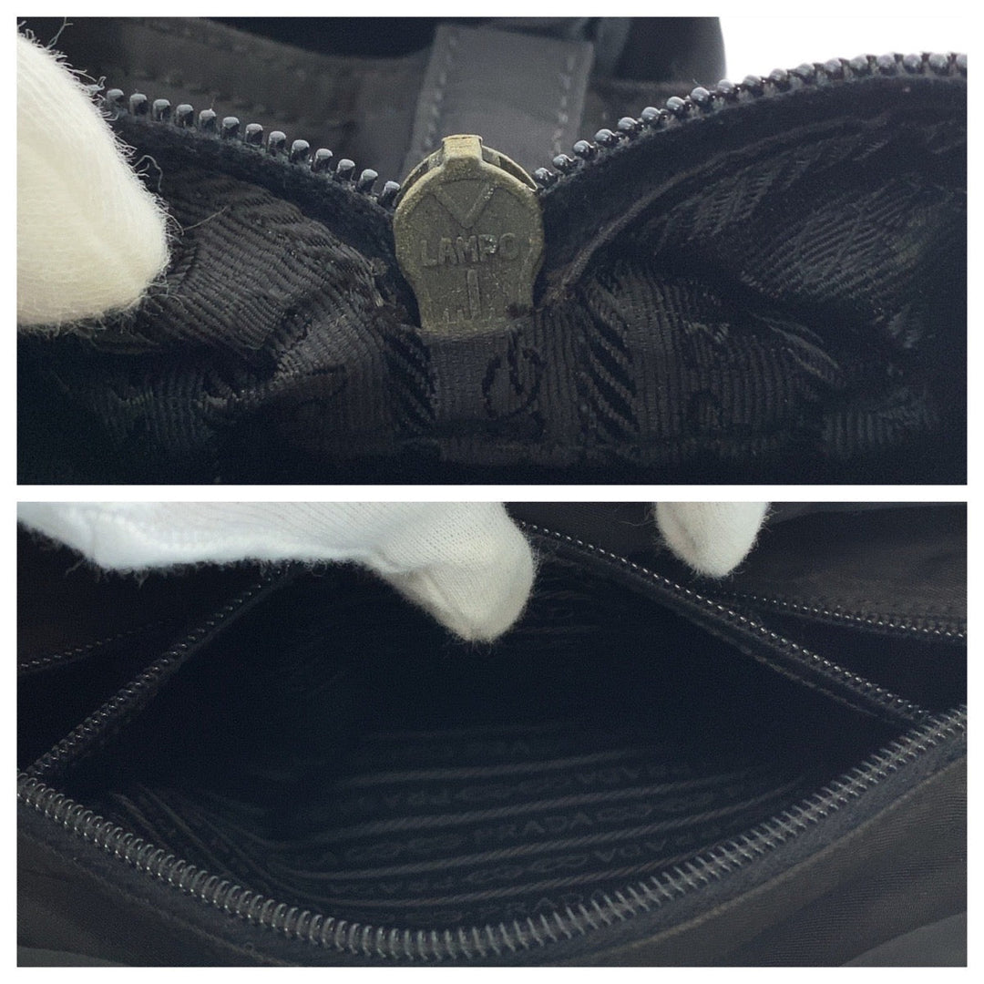 Prada Nylon Tessuto Logo Tote Bag