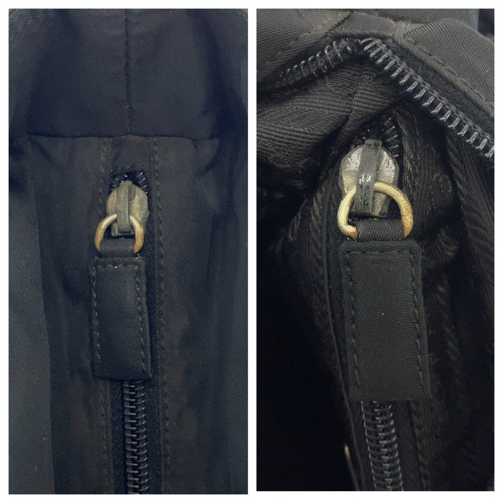 Prada Nylon Tessuto Logo Tote Bag