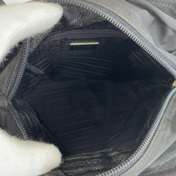 Prada Nylon Tessuto Logo Tote Bag