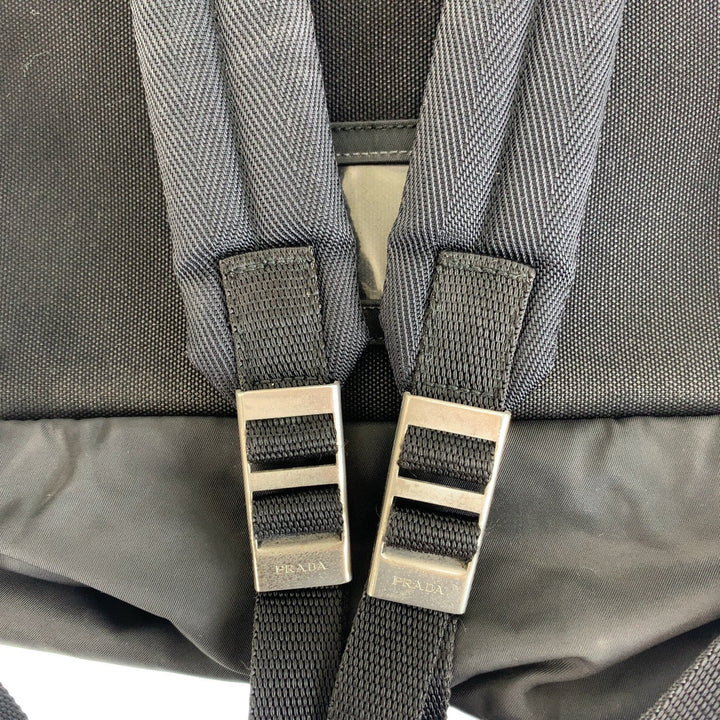 Prada Nylon Tessuto Logo Backpack