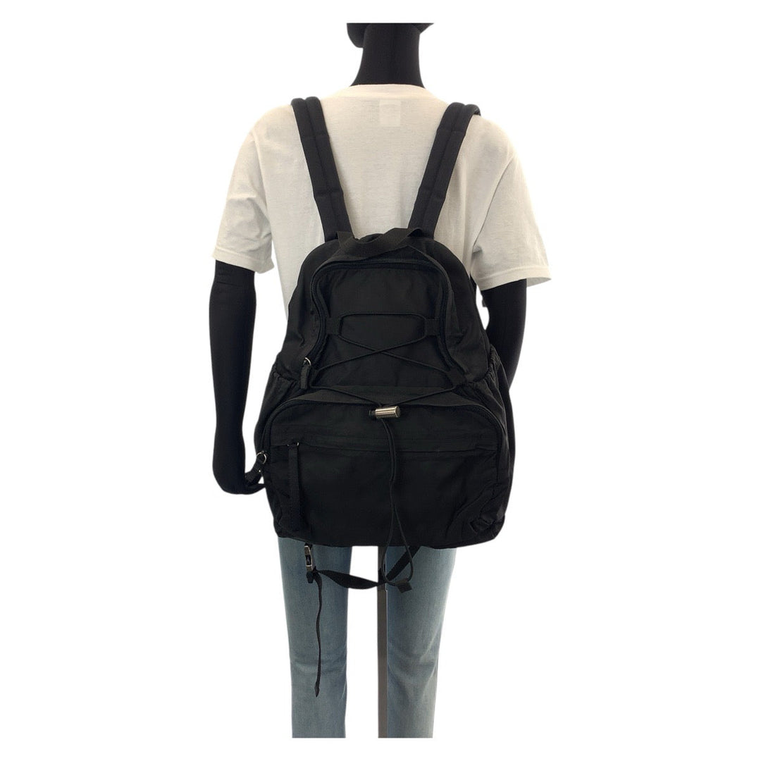 Prada Nylon Tessuto Logo Backpack