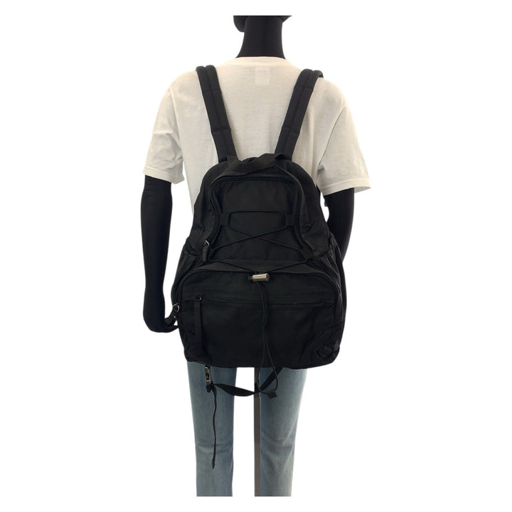 Prada Nylon Tessuto Logo Backpack