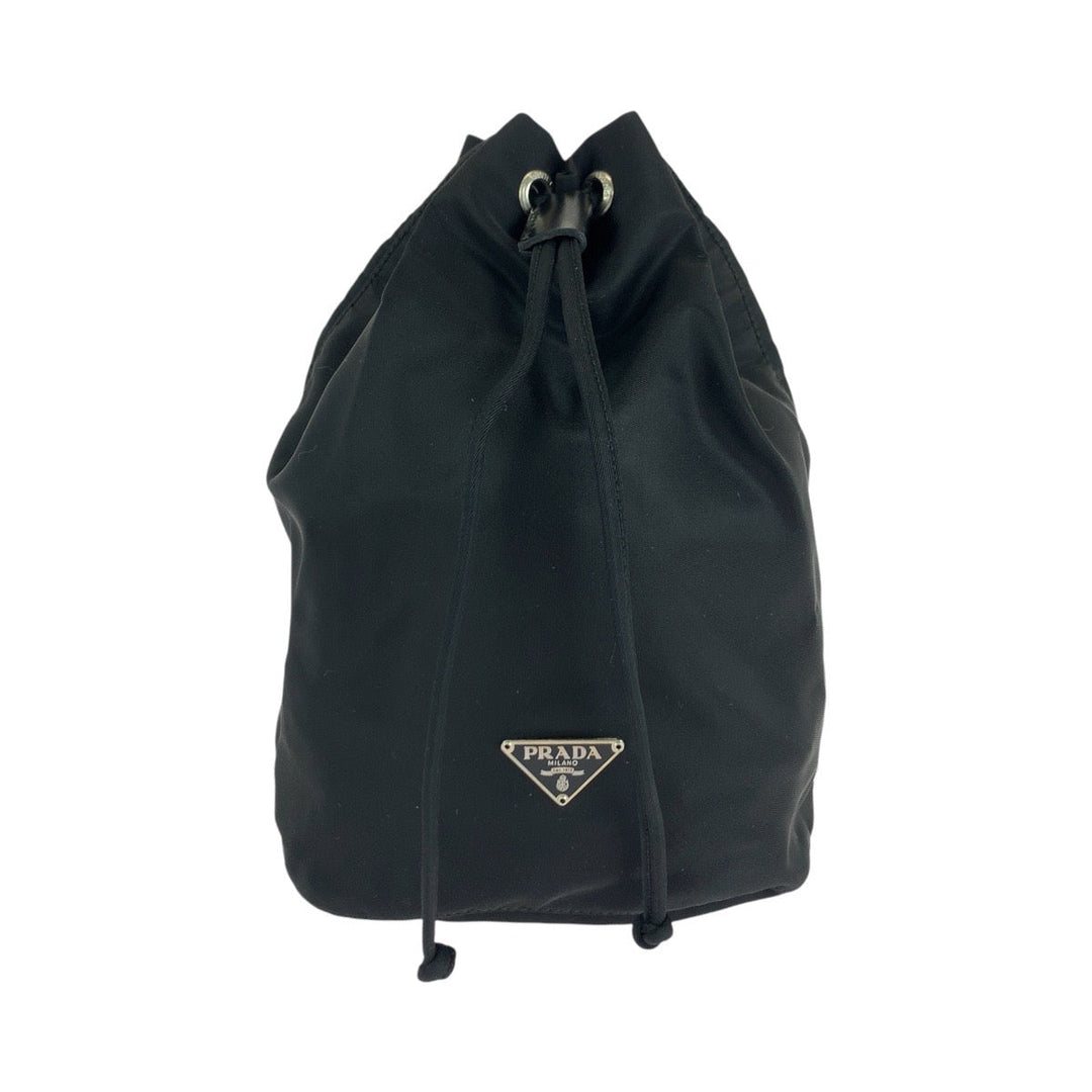 Prada Nylon Tessuto Logo Pouch