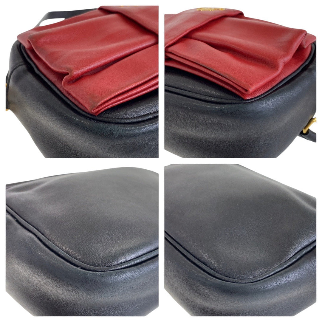 Prada Leather Ribbon Shoulder Bag