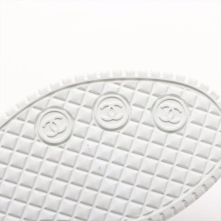 Top Quality Chanel Coco 24C Leather X  Trainers 35  White G45470 Suedeer